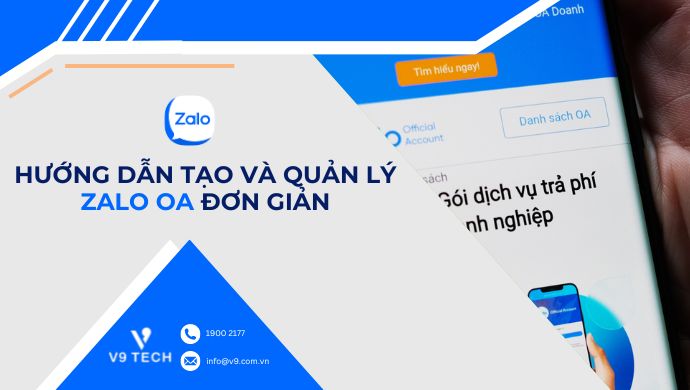 Hướng dẫn tạo tài khoản Zalo OA siêu đơn giản 1 Cach tao va quan ly Zalo OA