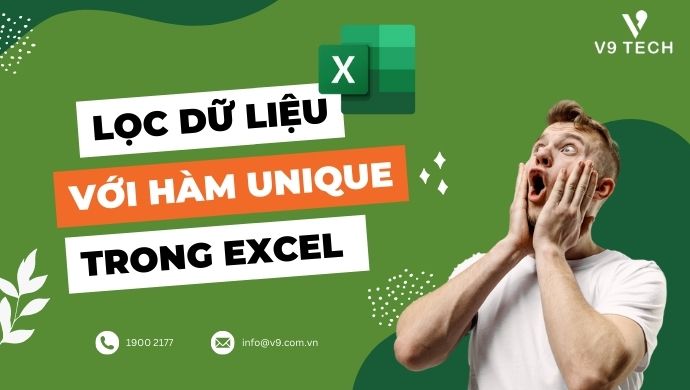 Sử dụng hàm UNIQUE lọc dữ liệu trong Excel nhanh chóng và hiệu quả 1 ham UNIQUE