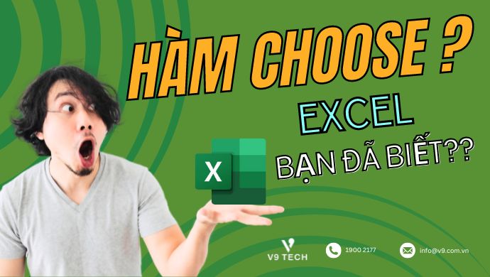 Hàm CHOOSE trong Excel: Cách chọn giá trị nhanh chóng và dễ dàng 1 ham choose trong excel
