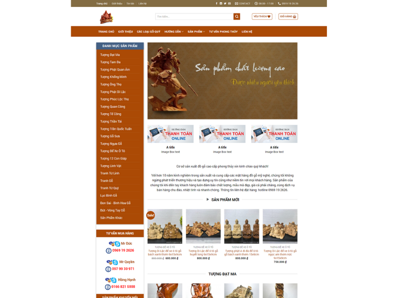 báo giá thiết kế website