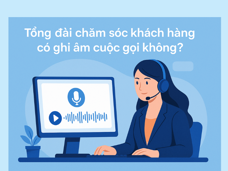 Tổng đài chăm sóc khách hàng có ghi âm cuộc gọi không?